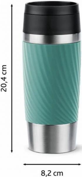 Термочашка Tefal Travel Mug Classic Twist 360ml Green (N2024310)