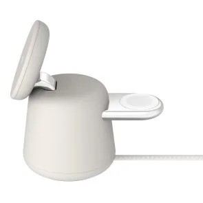 Фото: Бездротова зарядна станція Belkin 2in1 MagSafe Charge Station White (WIZ020VFH37) № 7 | KTC