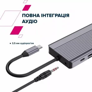 Фото: USB-хаб Canyon DS-16 13in1 Grey (CNS-TDS16) № 6 | KTC