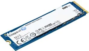 Фото: SSD-накопичувач Kingston NV3 2280 PCIe 4.0 x4 NVMe 500GB (SNV3S/500G) № 2 | KTC