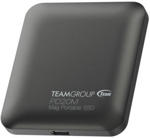 Зовнішній SSD-накопичувач Team PD20M Mag Portable 2TB Titanium Gray (TPSEG2002T0C108)