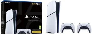 Фото: Ігрова приставка Sony PlayStation 5 Slim Digital Edition with 2pcs DualSense Controller № 5 | KTC