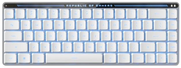 ROG Falchion RX Low Profile WL/BT RGB EN/UA White