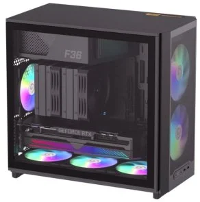 Фото: Корпус Gamemax F36 BK Black with window № 4 | KTC