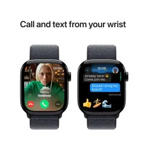 Фото: Смарт годинник Apple Watch Series 10 GPS 42mm Jet Black Aluminium Case with Ink Sport Loop (MWWG3) № 7 | KTC