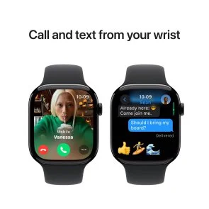 Фото: Смарт годинник Apple Watch Series 10 GPS 46mm Jet Black Aluminium Case with Black Sport Band - M/L (MWWQ3) № 7 | KTC