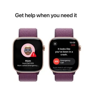 Фото: Смарт годинник Apple Watch Series 10 GPS 46mm Rose Gold Aluminium Case with Plum Sport Loop (MWWV3) № 6 | KTC
