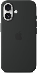 for iPhone 16 - Silicone Case with MagSafe Black