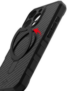 for iPhone 16 Pro Max - FORCE R CARBON W with MagSafe Black