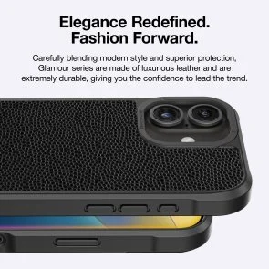 Фото: Чохол AMAZINGthing for iPhone 16 - Glamour Case MagSafe Black (IP166.1GMBK) № 11 | KTC