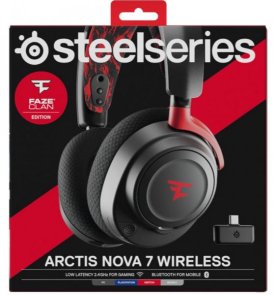 Гарнітура SteelSeries Arctis Nova 7 Faze Clan (61556)