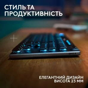 Фото: Клавіатура Logitech G915 X Lightspeed TKL Clicky Wireless Black (920-012757) № 4 | KTC