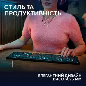 Фото: Клавіатура Logitech G915 X Lightspeed Linear Wireless Black (920-012698) № 8 | KTC