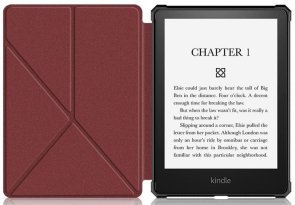 Чохол для електронної книги BeCover for Amazon Kindle Paperwhite G11 2021 - Ultra Slim Origami Red Wine (707222)