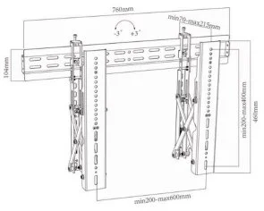 Фото: Кріплення для проектора CHARMOUNT CT-VD-201 № 3 | KTC