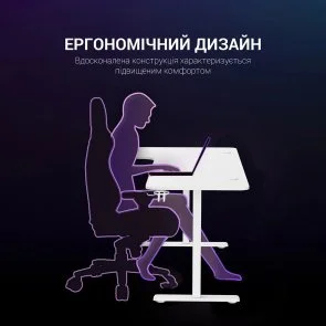 Фото: Стіл для геймерів GamePro GDC216W White № 8 | KTC
