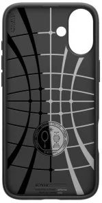 Фото: Чохол Spigen for Apple iPhone 16 Plus - Liquid Air Matte Black (ACS08066) № 4 | KTC