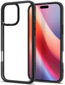 Фото: Чохол Spigen for Apple iPhone 16 Pro - Ultra Hybrid Matte Black (ACS08125) № 3 | KTC