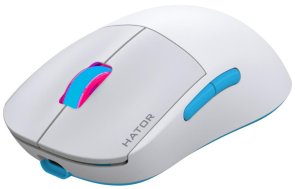 Миша Hator Quasar 2 Pro Wireless White/Cyan (HTM561WC)