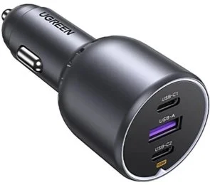 Фото: Автомобільний зарядний пристрій UGREEN EC705 130W Black (35025) № 2 | KTC