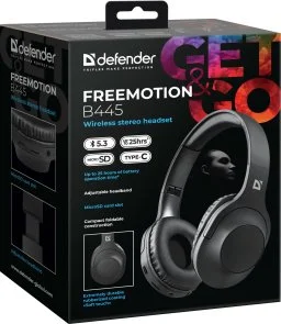 Фото: Навушники Defender FreeMotion B445 Black (63445) № 11 | KTC