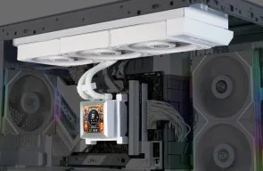 Фото: Система рідинного охолодження Lian-Li HydroShift LCD 360S White (G89.GHSLCD36SW.00) № 6 | KTC