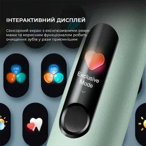 Фото: Електрична зубна щітка Oclean X Ultra Green (6970810556025) № 13 | KTC