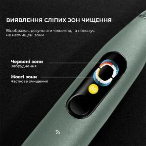 Фото: Електрична зубна щітка Oclean X Ultra Green (6970810556025) № 14 | KTC