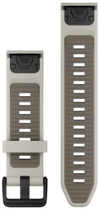 Ремінець Garmin for Fenix 8 QuickFit - 20mm Watch Bands Fog Gray/Dark Sandstone Silicone (010-13391-06)