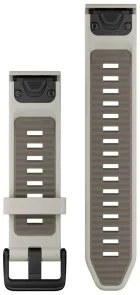 Фото: Ремінець Garmin for Fenix 8 QuickFit - 20mm Watch Bands Fog Gray/Dark Sandstone Silicone (010-13391-06) № 3 | KTC