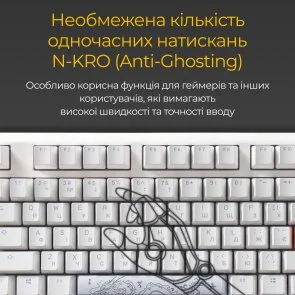 Фото: Клавіатура Ducky One 3 Cherry MX Blue RGB ENG/UKR White (DKON2108ST-CUAPXPWWWSC1) № 14 | KTC