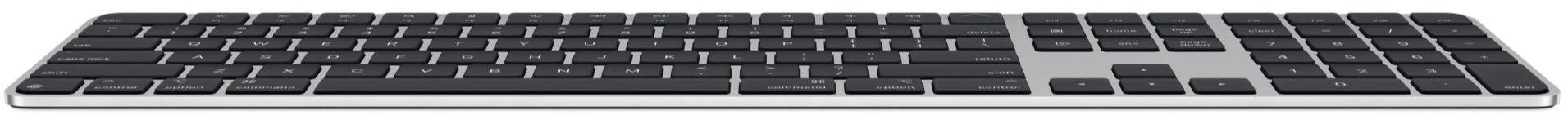Фото: Клавіатура Apple Magic Keyboard with Touch ID and Numeric Keypad for Mac models with Apple silicon USB-C - Ukrainian Black Keys (MXK83) № 3 | KTC