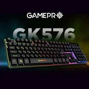 Фото: Клавіатура GamePro GK576 USB Black № 13 | KTC