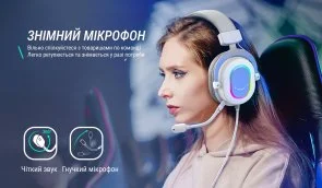 Фото: Гарнітура Fifine H6W RGB White № 15 | KTC
