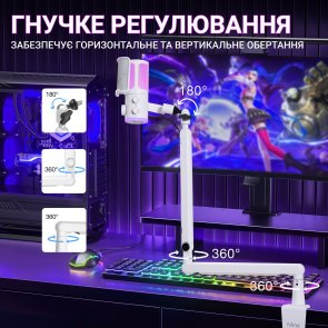 Мікрофон Fifine TAM6W White