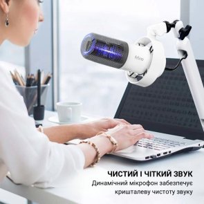  Мікрофон Fifine T688W White