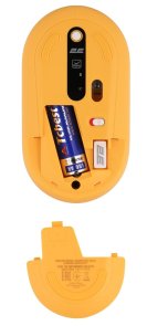 Миша 2E MF300 Flora Poppy Silent Wireless Yellow (2E-MF300WFLORAYW)