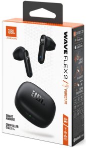 Навушники JBL Wave Flex 2 Black (JBLWFLEX2BLK)