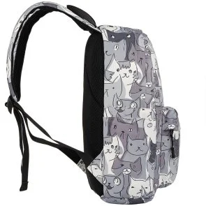 Фото: Рюкзак для ноутбука 2E BPT6114GC TeensPack Cats Grey (2E-BPT6114GC) № 5 | KTC