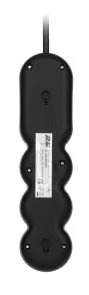 Фото: Мережевий фільтр 2E U04VESM3BK 4/3m Black (2E-U04VESM3BK) № 3 | KTC