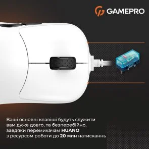 Фото: Миша GamePro GM690W White № 12 | KTC
