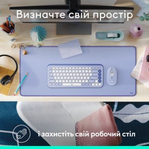 Килимок Logitech Desk Mat Studio Series 300x700x2mm Lilac (956-000149)