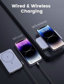 PB206 Wireless Fast Charge 10000mAh 20W Gray