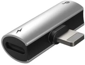 Фото: Перехідник Baseus L46 Lightning / 2xLightning Black/Silver (CAL46-S1) № 2 | KTC