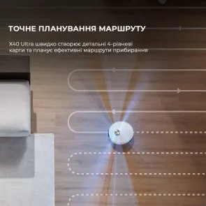 Фото: Робот-пилосос Dreame Bot X40 Ultra White (RLX63CE-Wh) № 11 | KTC