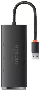 USB-хаб Baseus Lite Series 4 Port Black