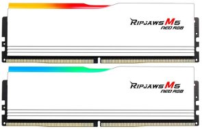 Оперативна пам’ять G.SKILL Ripjaws M5 Neo RGB EXPO White DDR5 2x16GB (F5-6400J3240G16GX2-RM5NRW)