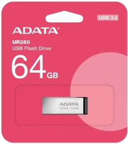 Фото: Флешка USB A-Data UR350 64GB Black (UR350-64G-RSR/BK) № 5 | KTC