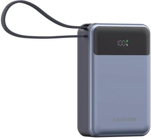 Canyon OnPower 600 Built-in Cable 20000mAh 65W Dark Grey