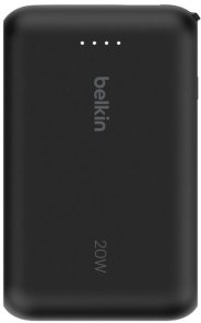 Power Bank 10K with Integrated Cable Type-C 10000mAh 20W Black